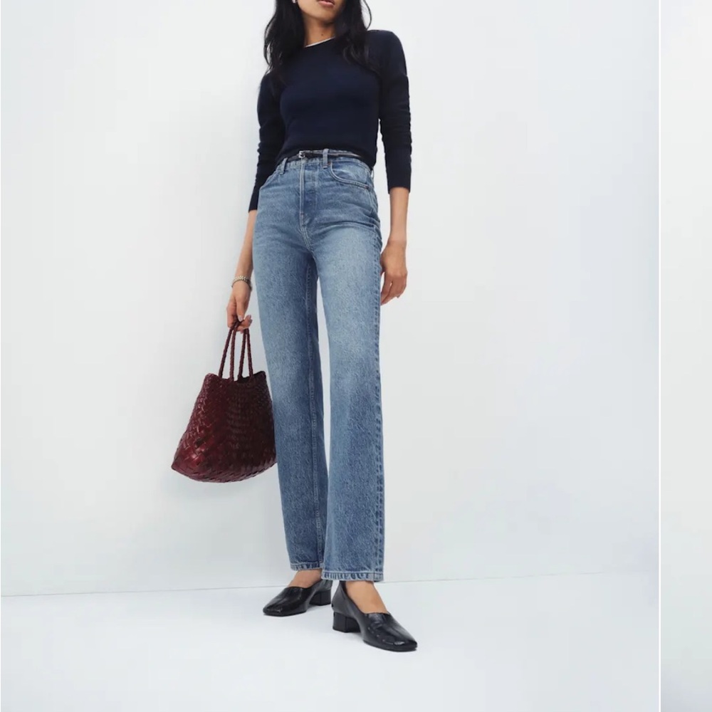 Reformation Cynthia High -Rise Straight Leg Women's Jeans in Colorado